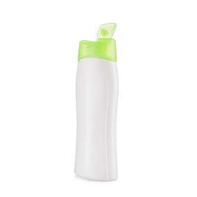 350ml Special Shape Shampoo Bottle With Flip Cap Top Packaging